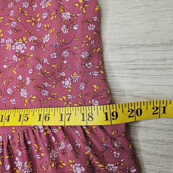 The Children's Place Girls 16 Floral Sleeveless Tiered Adjustable Straps Dress - Picture 9 of 13